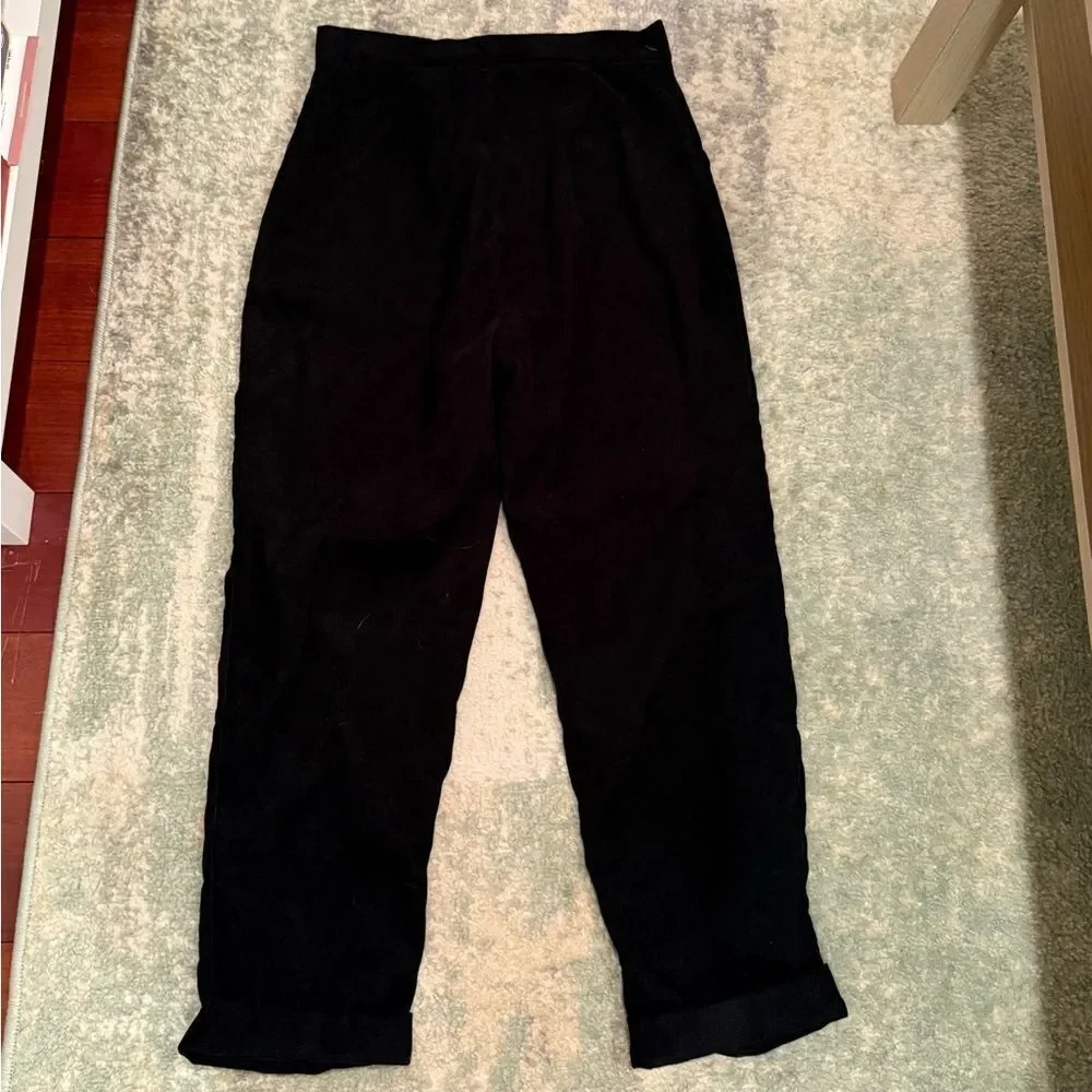 Black SHEIN corduroy pants